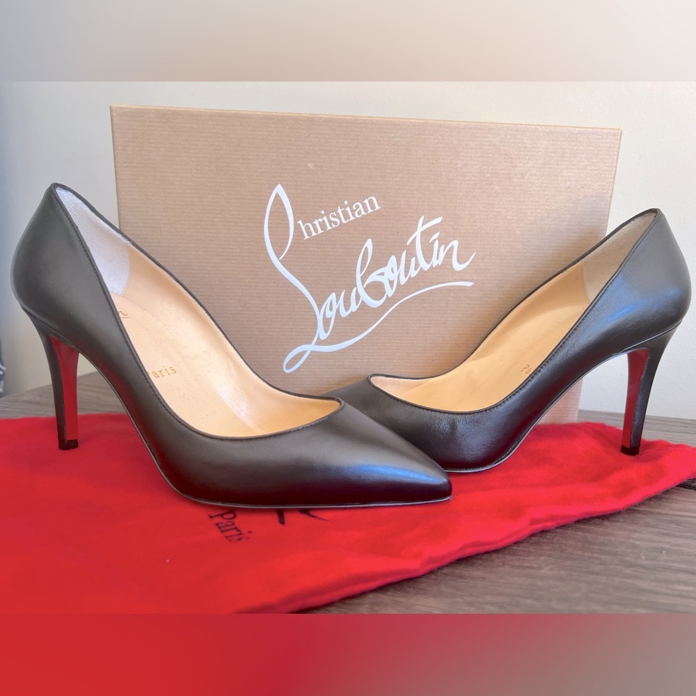 Christian Louboutin Classic Black Heels with Red Sole